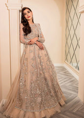 Dusty Rose Zardozi Bridal Lehenga