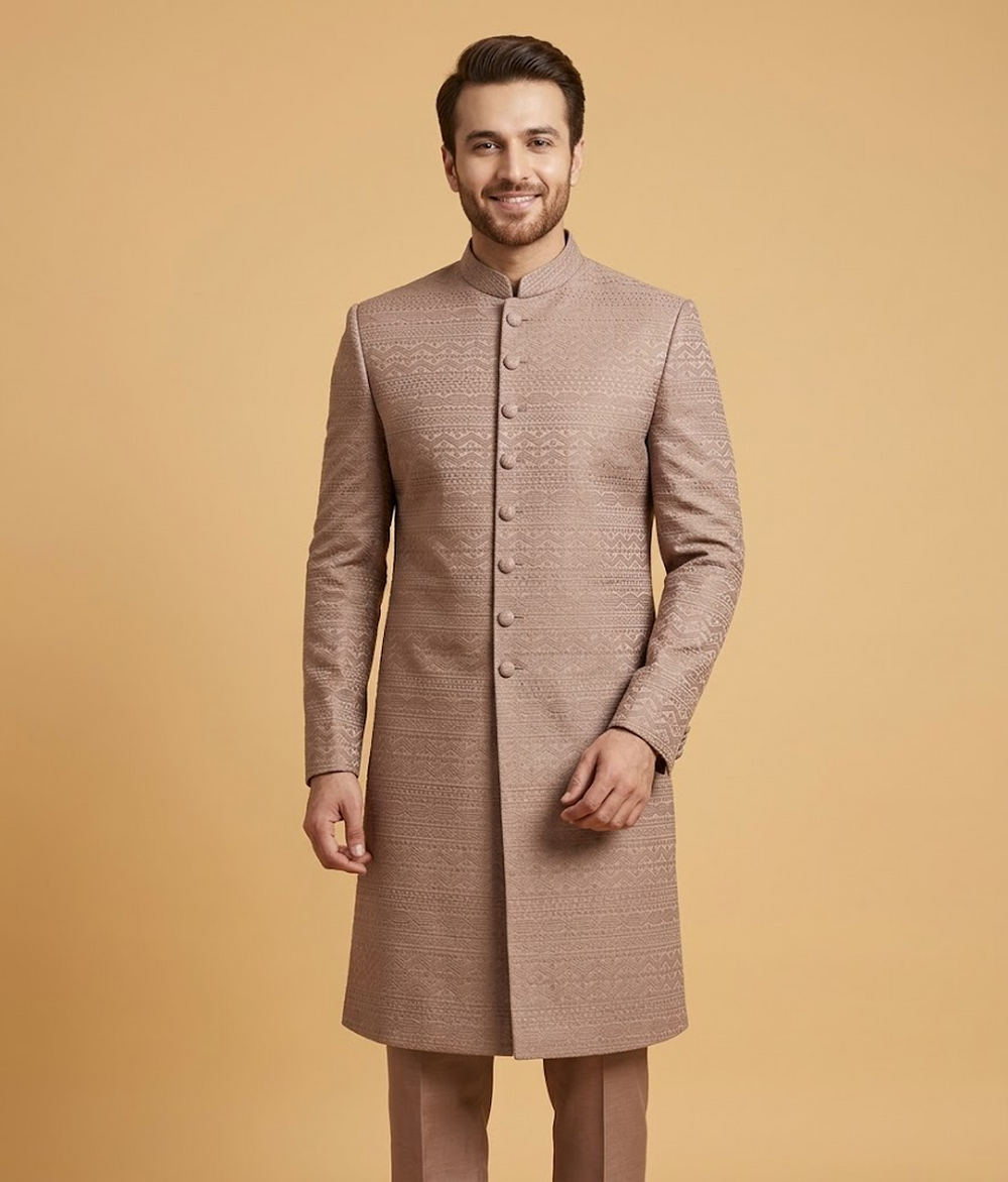 Dusty Rose Crepe Dulha House