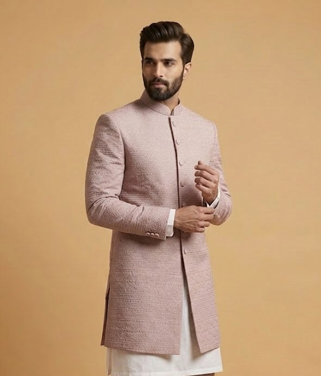 Dusty Rose Textured Dulha House