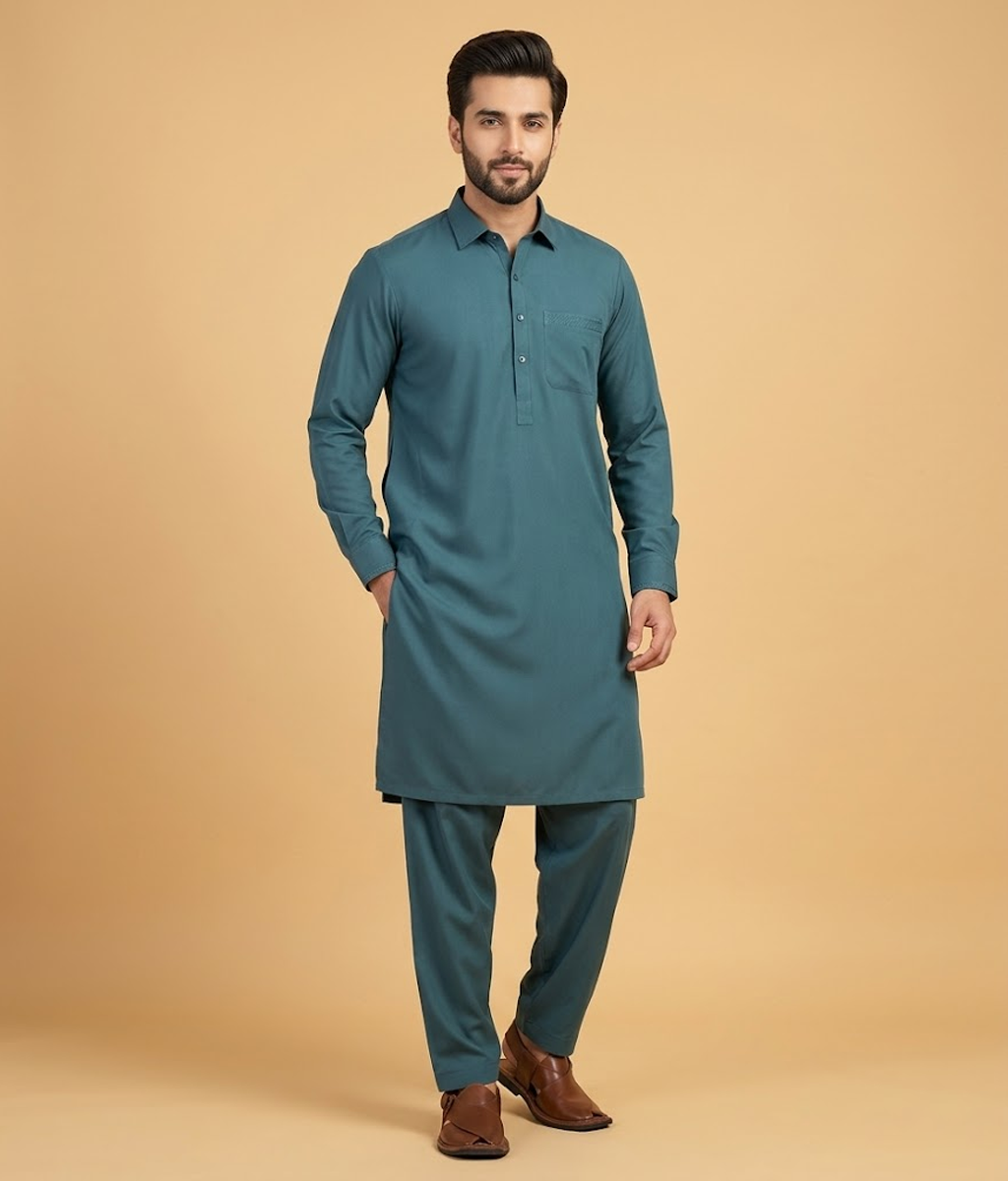 Egyption wash and wear Stitched