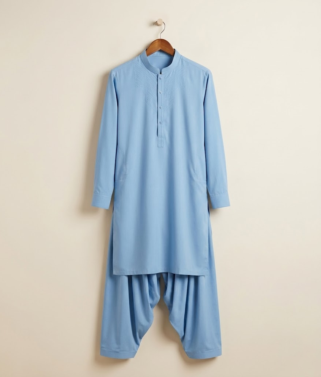 Egyption wash and wear Stitched