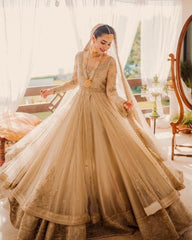 Gold Tilla Pishwas Maxi