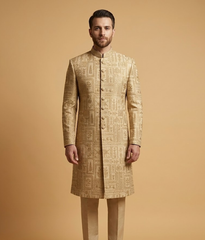 Gold Block Jamawar Dulha House