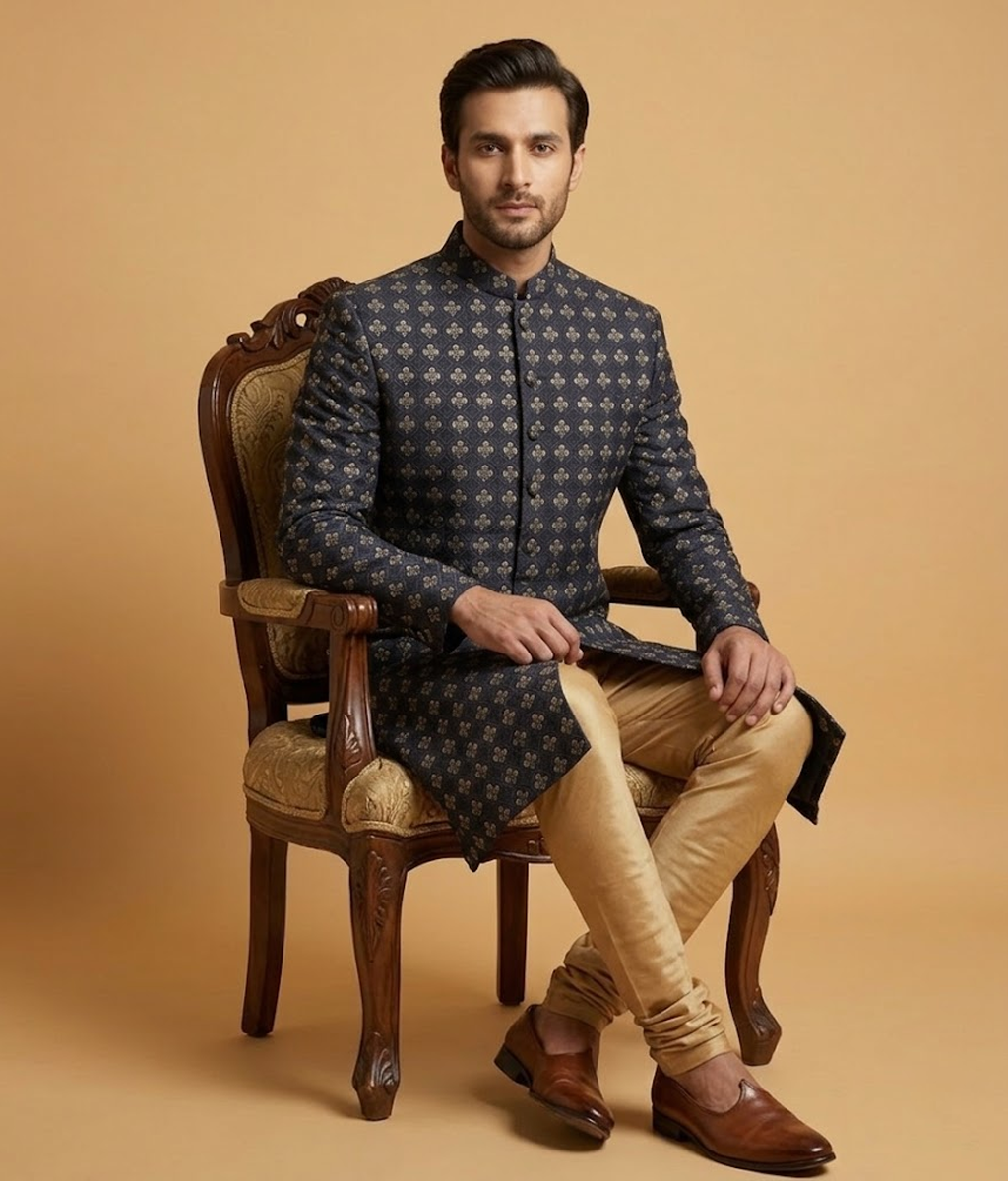 Gold Katdana Jamawar Dulha House