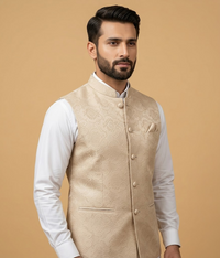 Gold Subtle Brocade Dulha House