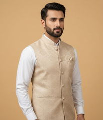 Gold Subtle Brocade Dulha House