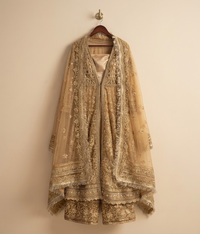 Gold Tilla Embroidered Maxi