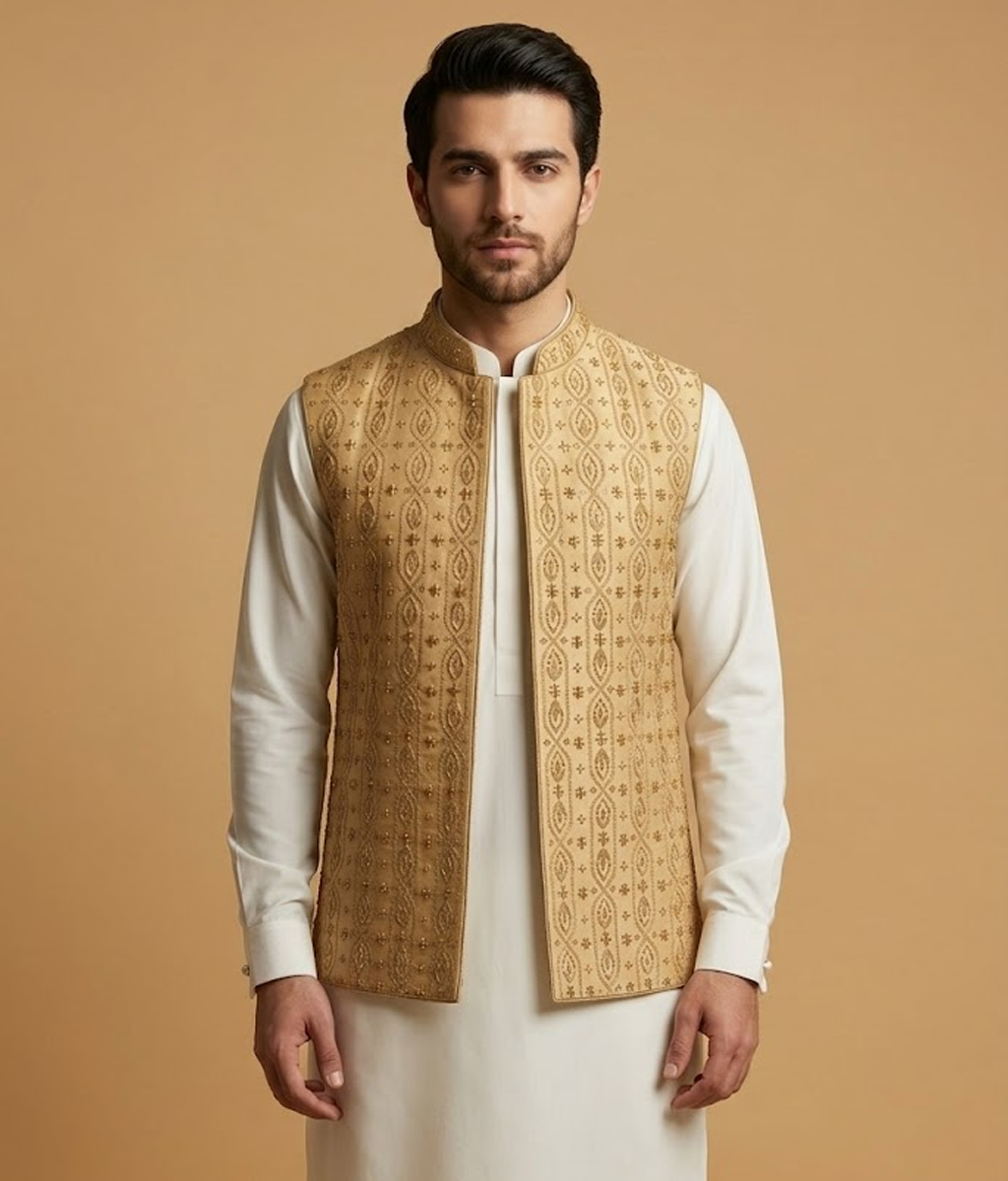Gold Zardosi Embroidered Dulha House