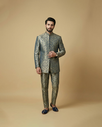 Gold and Navy Open Prince Coat