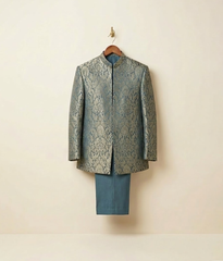 Gold and Navy Open Prince Coat