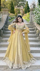 Golden Tilla Work Maxi