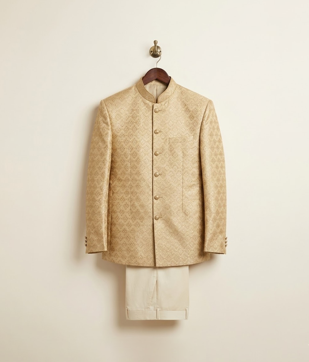 Golden Jamawar Open Prince Coat