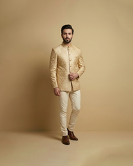 Golden Jamawar Open Prince Coat