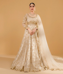 Golden Sand Zardozi & Pearl Embellished Lehnga