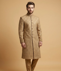 Golden Sequin Masoori Dulha House