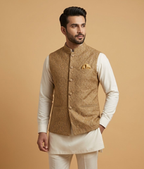 Golden Sequin Masoori Dulha House