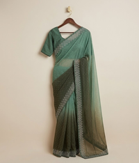 Green Ombre Mukesh Saree