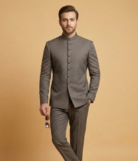 Grey Geometric Weave Dulha House