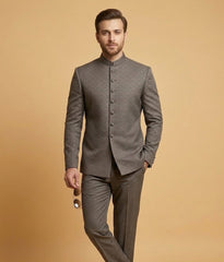Grey Geometric Weave Dulha House