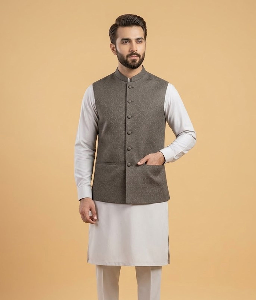 Grey Geometric Weave Dulha House