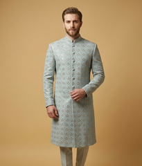 Grey Sequin Droplet Dulha House