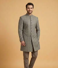 Grey Sequin Lattice Dulha House