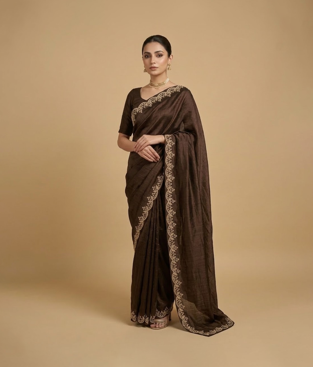 Handmade silk saree