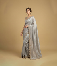 Handmade silk saree