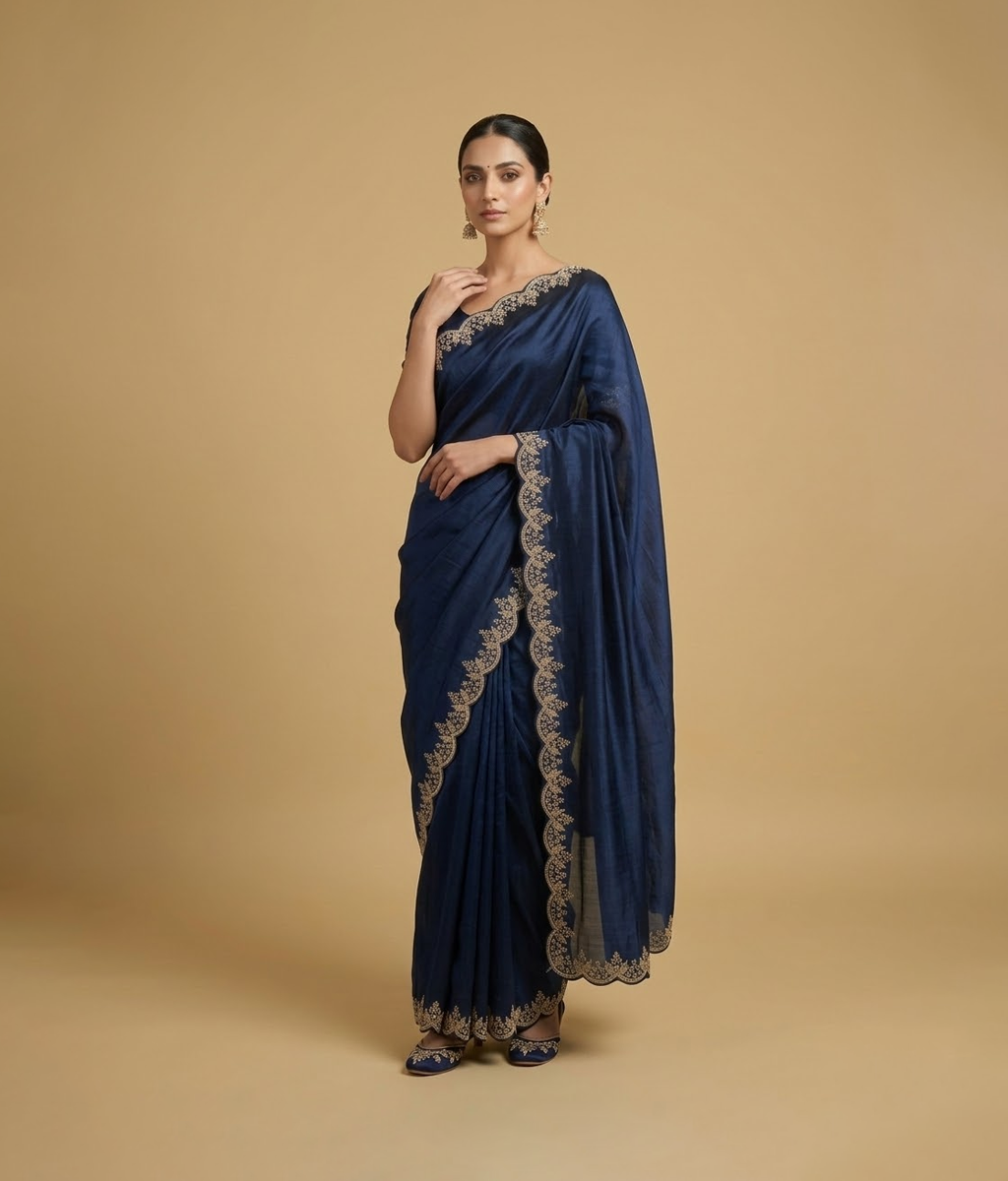 Handmade silk saree