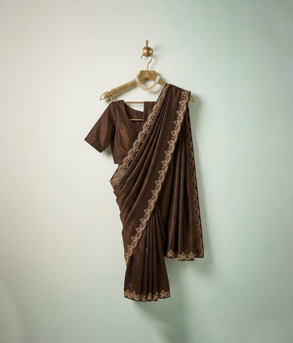 Handmade silk saree