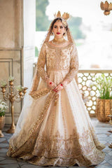 Ivory Zardozi Bridal Maxi