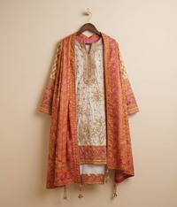 Ivory and Pink Tilla & Gota Patti Shalwar