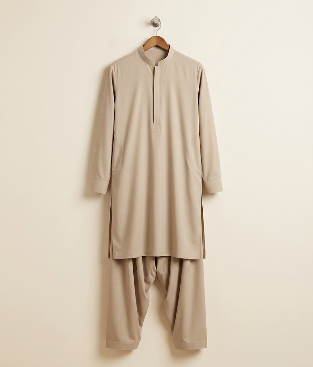 Self Lining Wash and Wear Stitched