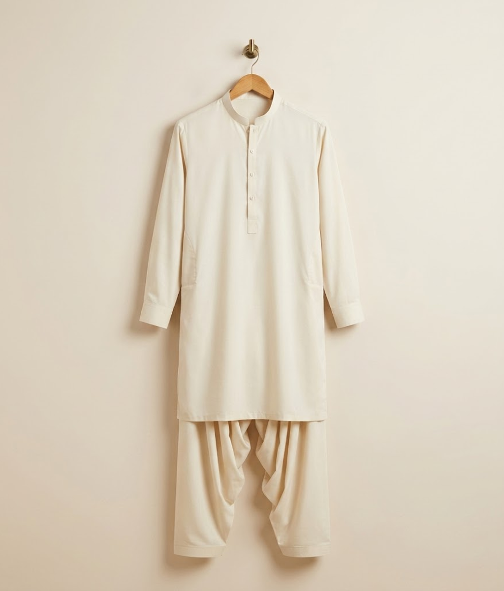 Mizaj Cotton by soft finish Stitched