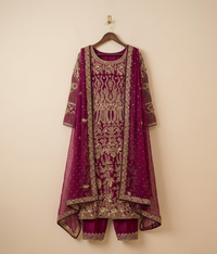 Magenta Gota-Patti Longshirt