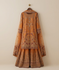 Marigold Heavily Worked Gharara