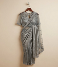 Mauve Mukesh Silk saree