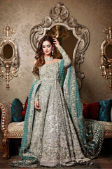 Mint Zardozi Bridal Maxi