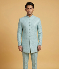 Mint Green Masoori Sequins Dulha House