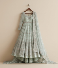 Mint Green Vasli Bridal Lehenga