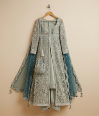 Mint Silver Mukesh Maxi