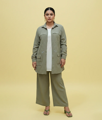 Mint co-ord set with white inner