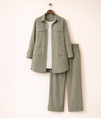Mint co-ord set with white inner