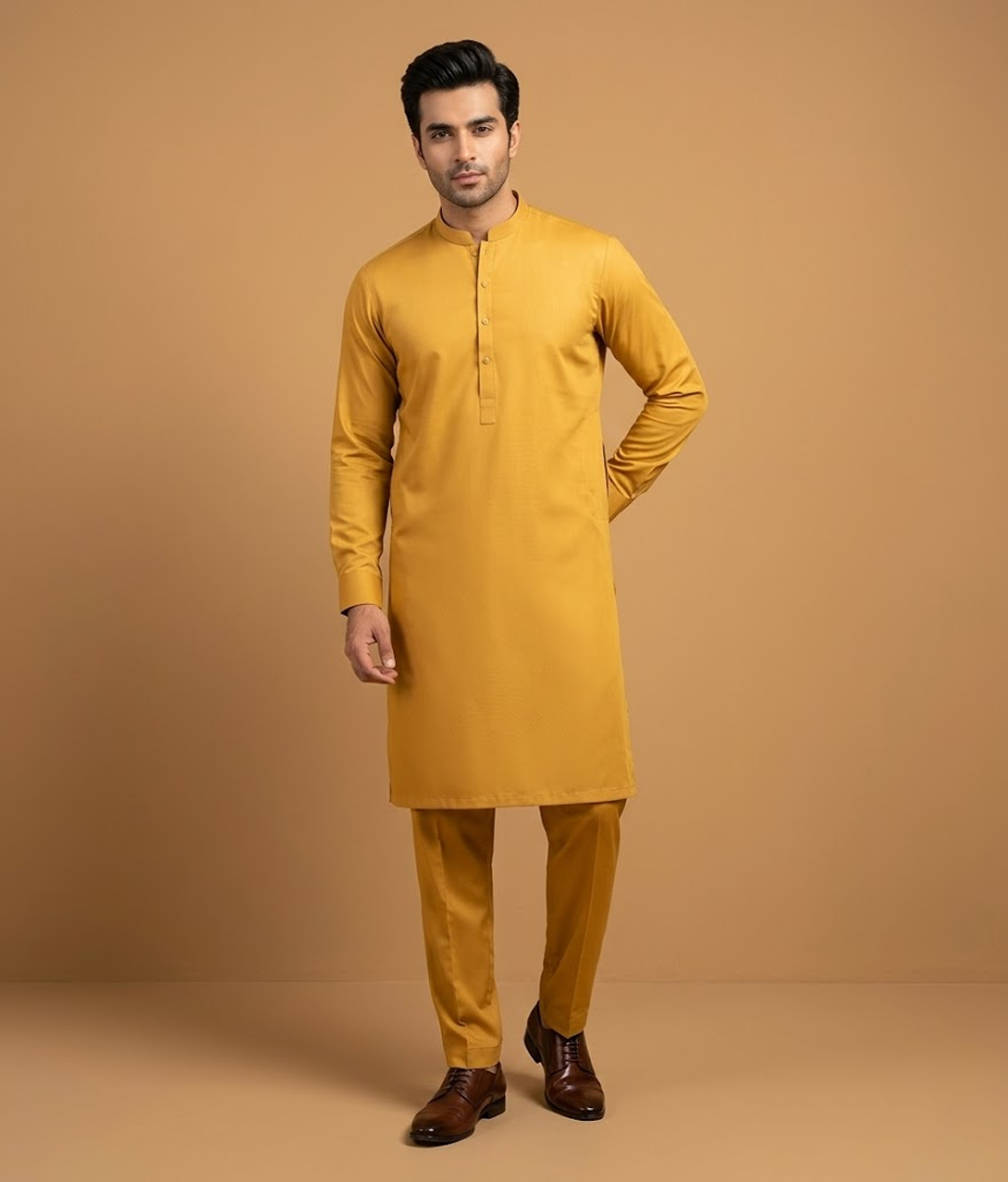 Mizaj Cotton by soft finish Stitched