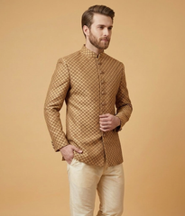 Mustard brown jamawar Dulha House