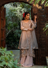 Muted Gold Tilla Gharara