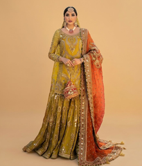 Ochre Gold Bridal Gharara