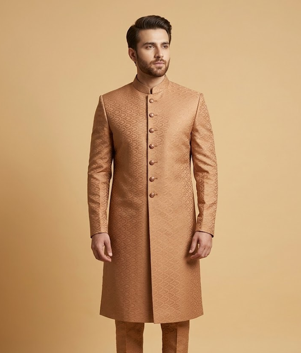 Ochre Khadi Jamawar Dulha House