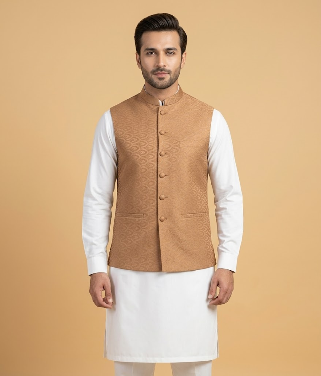 Ochre Khadi Jamawar Dulha House