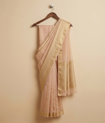 Offwhite Banarsi saree